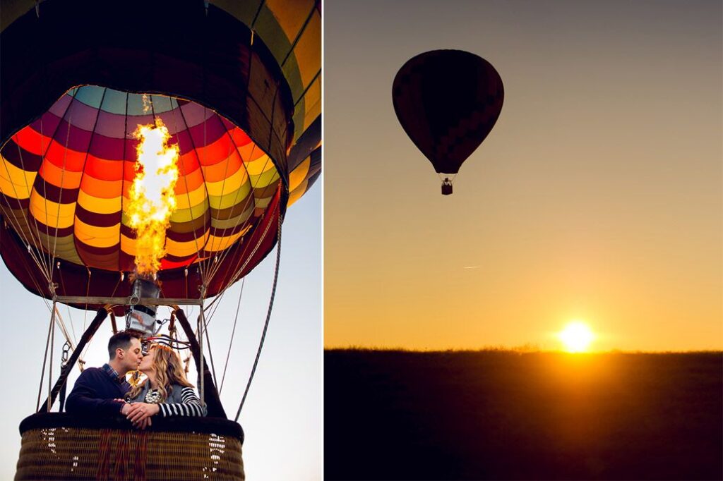 Take a Romantic Hot Air Balloon Ride
