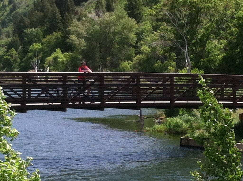 Scenic Provo River Trail Walk