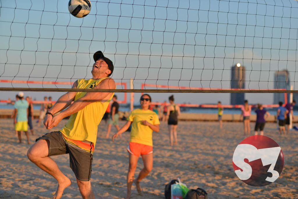 Play Beach Volleyball at North Avenue Beach